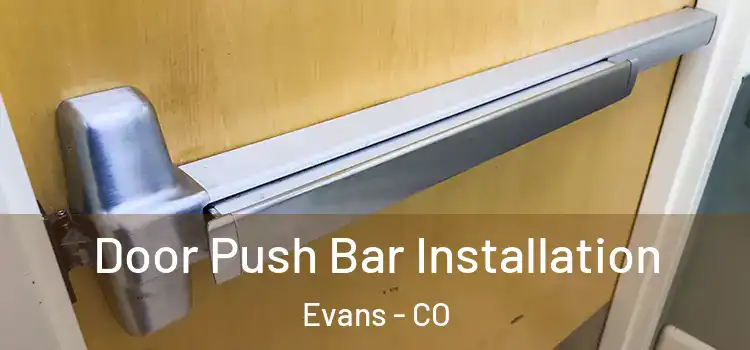  Door Push Bar Installation Evans - CO