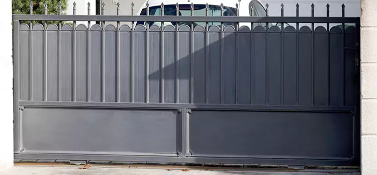 Metal Driveway Gate Installation Evans